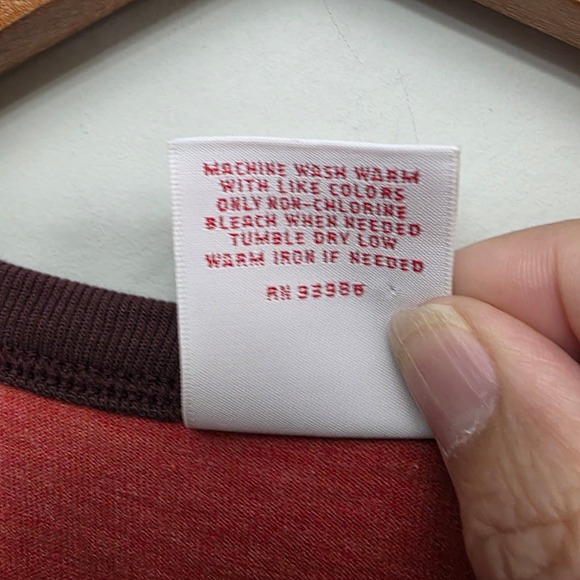 Brooks Brothers Mens XXL Red Ringer T Shirt Short Sleeve Logo Tee - Picture 6 of 9